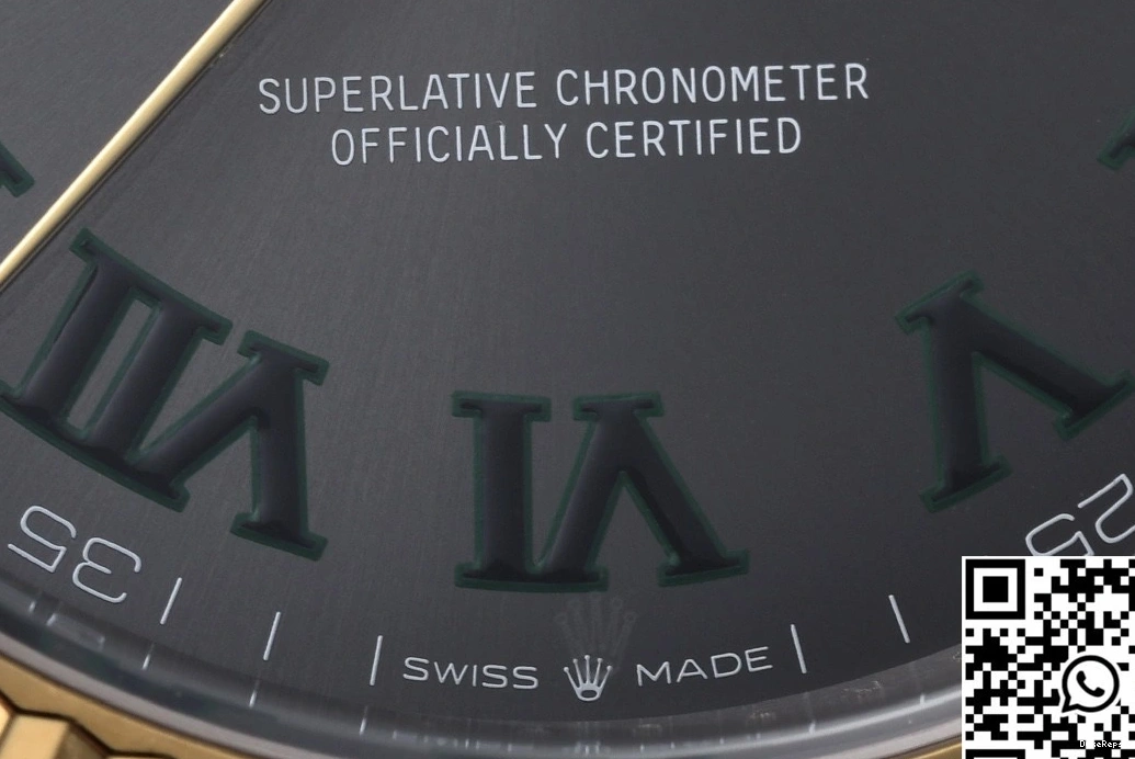 Wimbledon M126333-0020 Datejust Rolex Clean Factory Dial Grey 1205